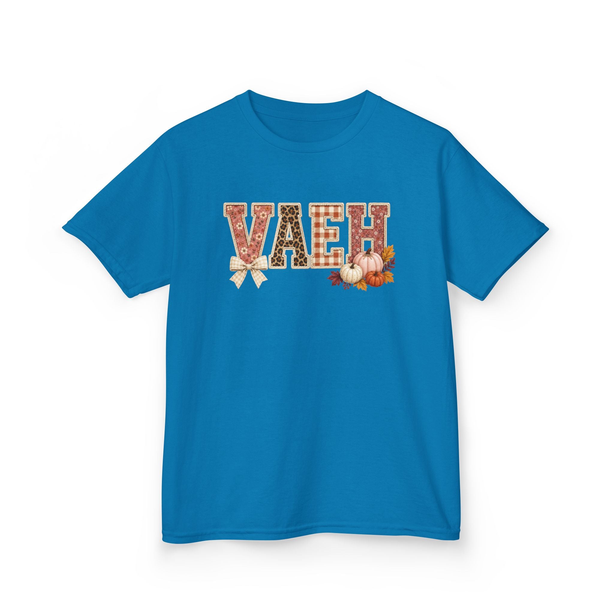 Kids Tee — 'VAEH' Autumn Floral Native-Inspired Design