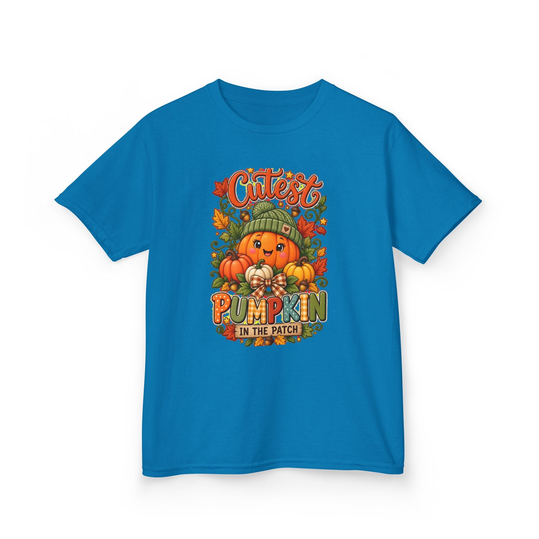 Kids "Cutest Pumpkin in the Patch" Tee — Fall Halloween Shirt for Toddlers