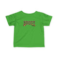 Infant Tee — "BRODY" Name Shirt with Woodland Animal Accents