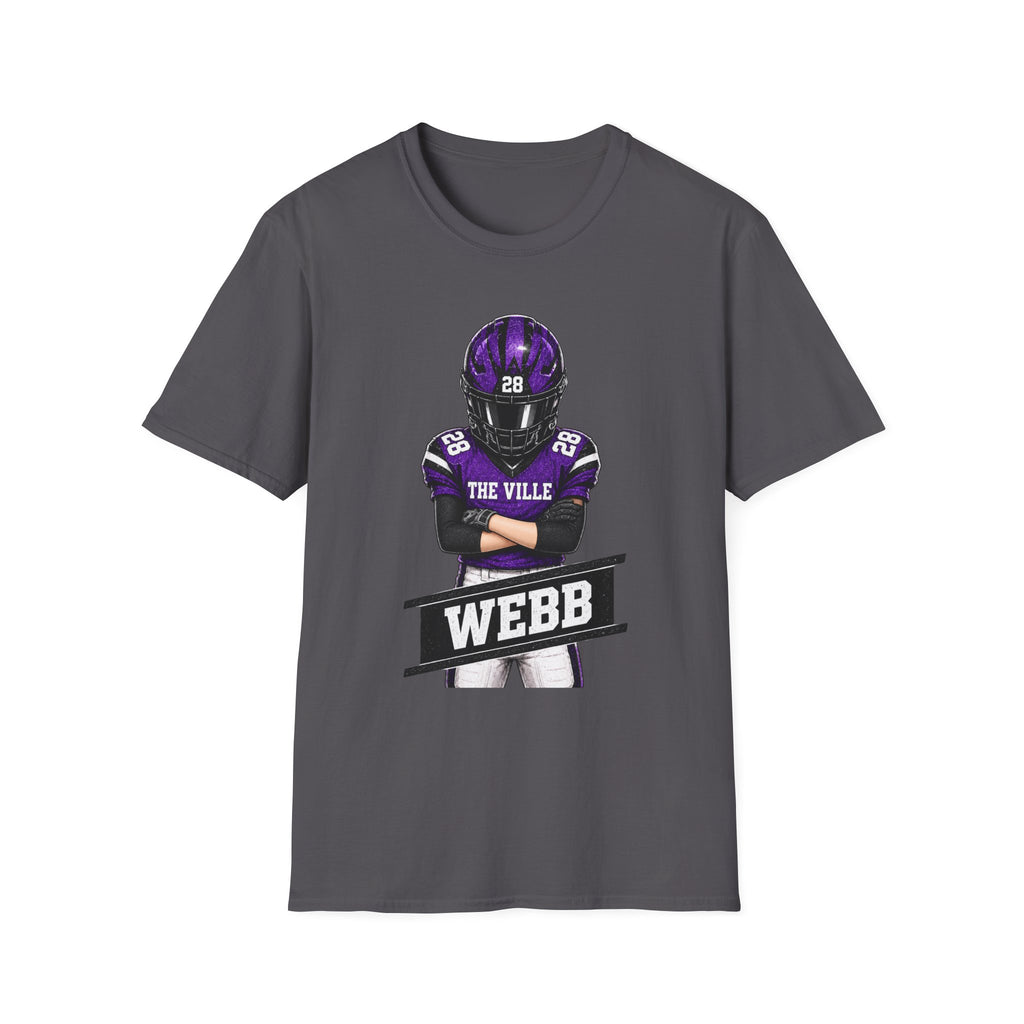 Football Player 'The Ville' Jersey Shirt — Webb #28 Fan Tee