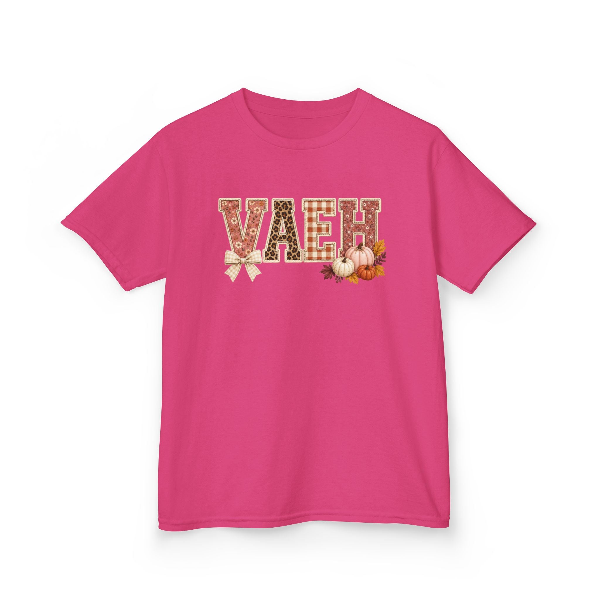Kids Tee — 'VAEH' Autumn Floral Native-Inspired Design