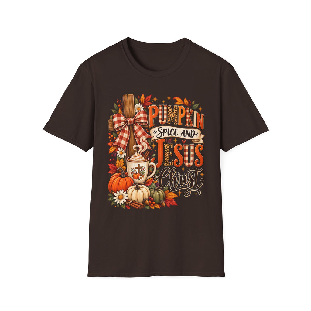 Pumpkin Spice and Jesus Fall T-Shirt