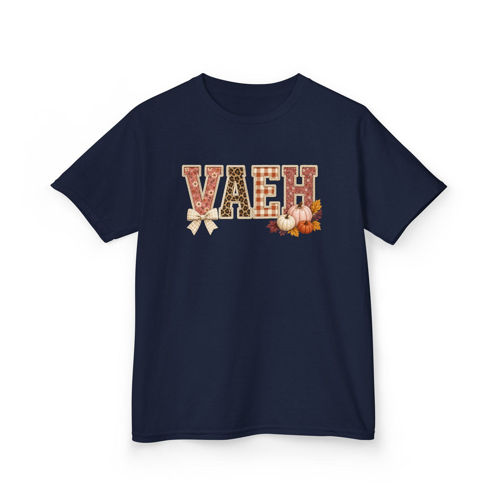 Kids Tee — 'VAEH' Autumn Floral Native-Inspired Design