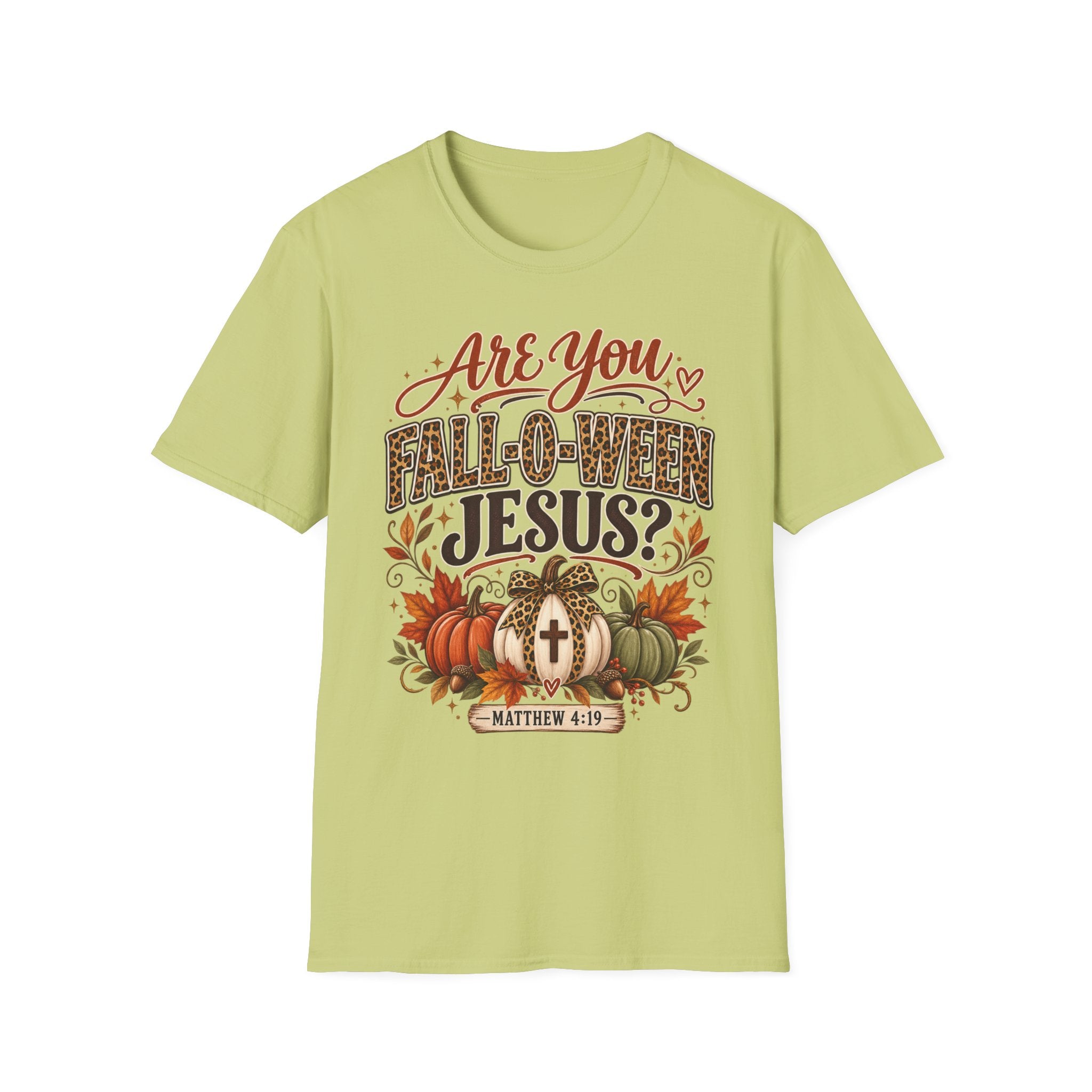 Are You Fall-O-Ween Jesus? T-Shirt — Christian Halloween Fall Graphic Tee