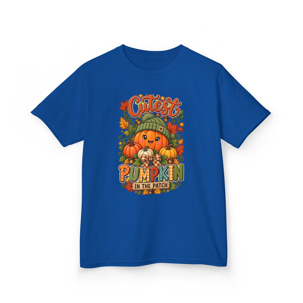 Kids "Cutest Pumpkin in the Patch" Tee — Fall Halloween Shirt for Toddlers