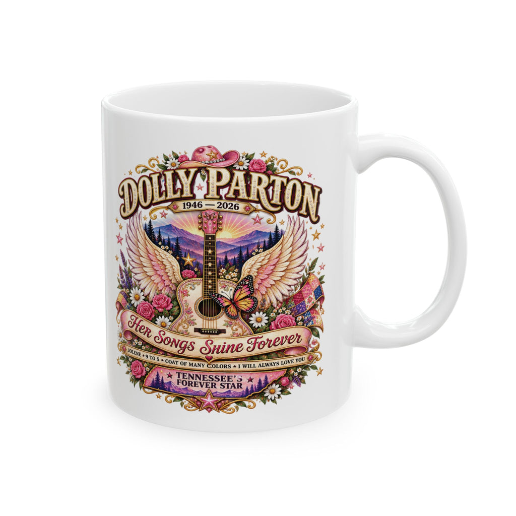 Dolly Parton Tribute Ceramic Mug — "Her Soul" Inspirational 11oz/15oz Coffee Cup