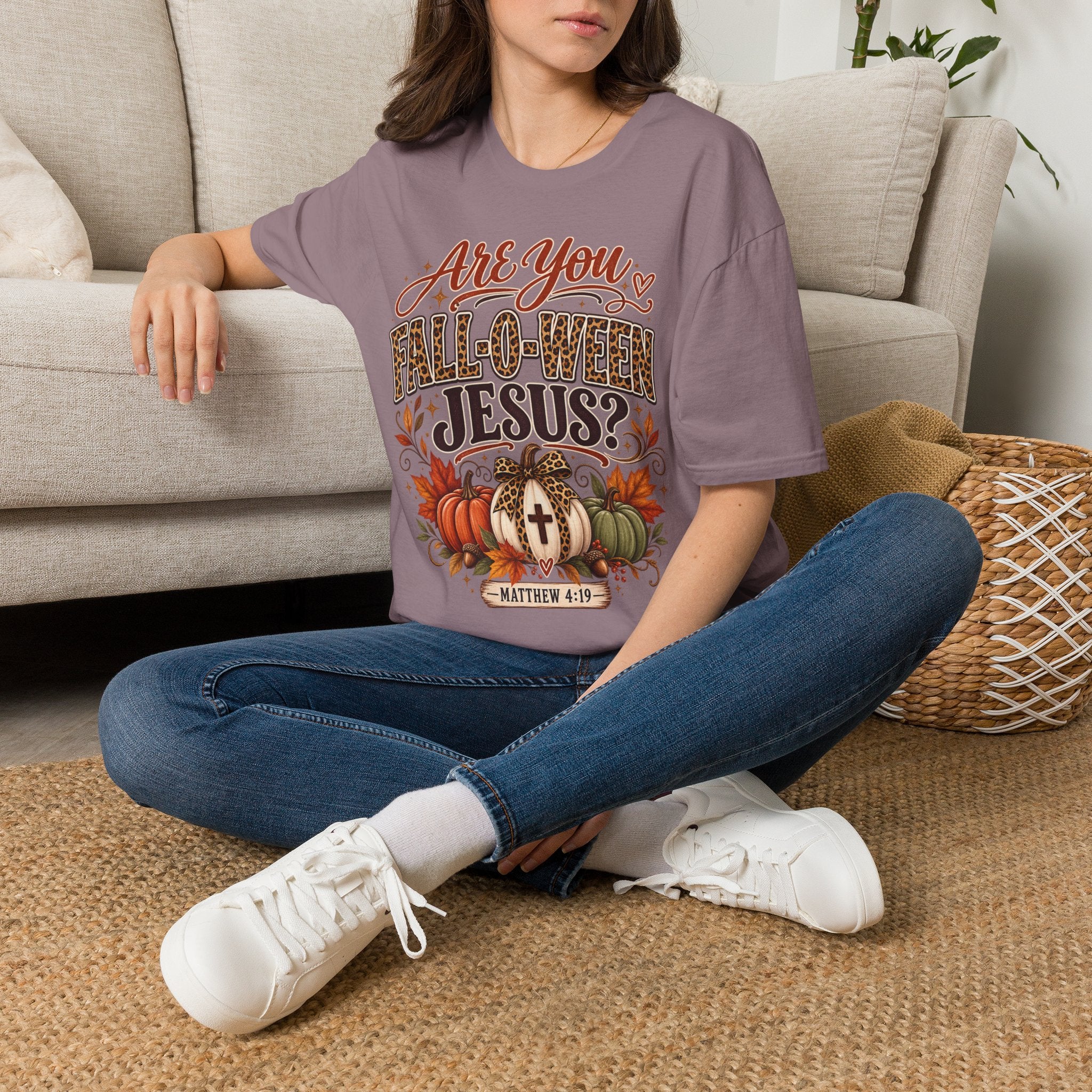 Are You Fall-O-Ween Jesus? T-Shirt — Christian Halloween Fall Graphic Tee