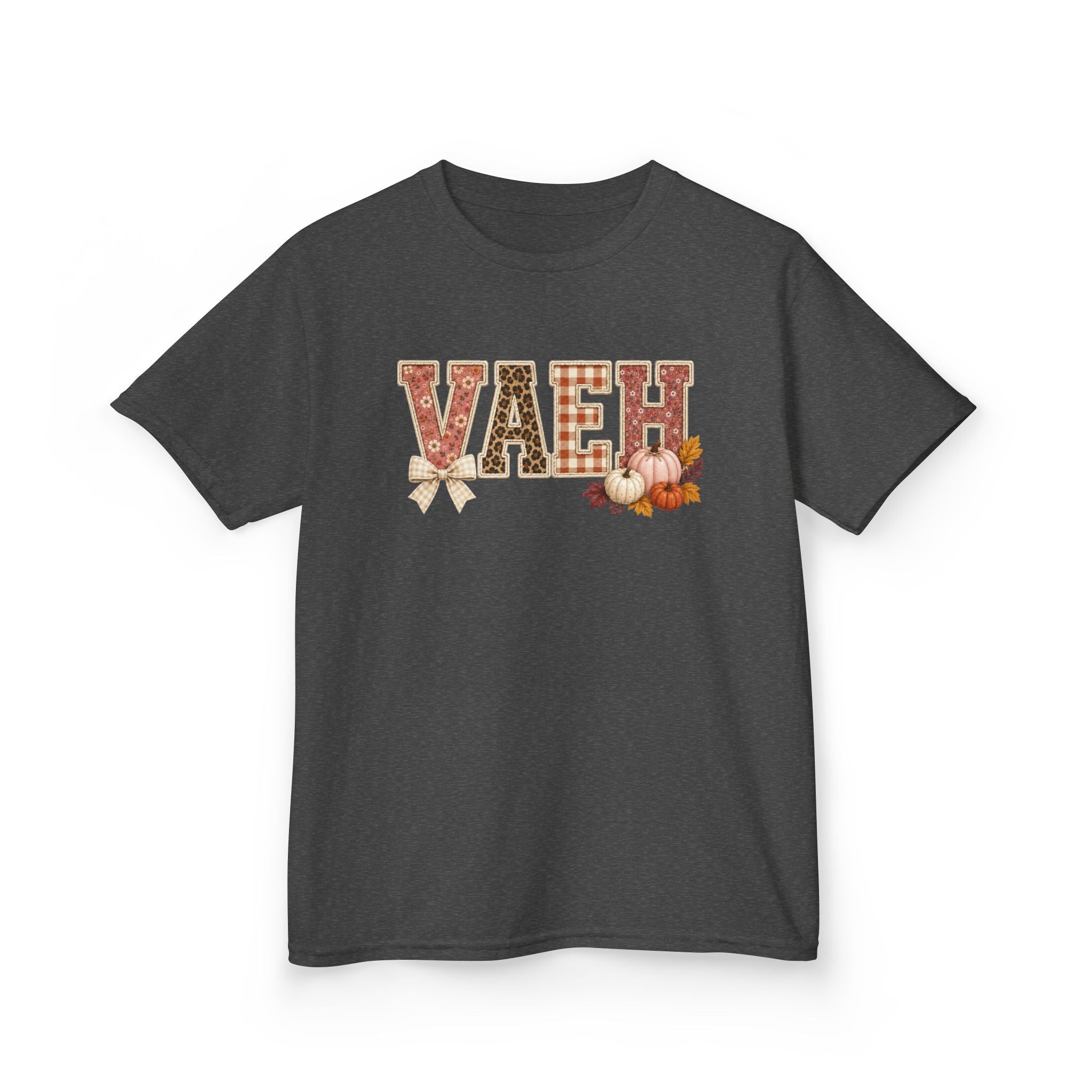Kids Tee — 'VAEH' Autumn Floral Native-Inspired Design