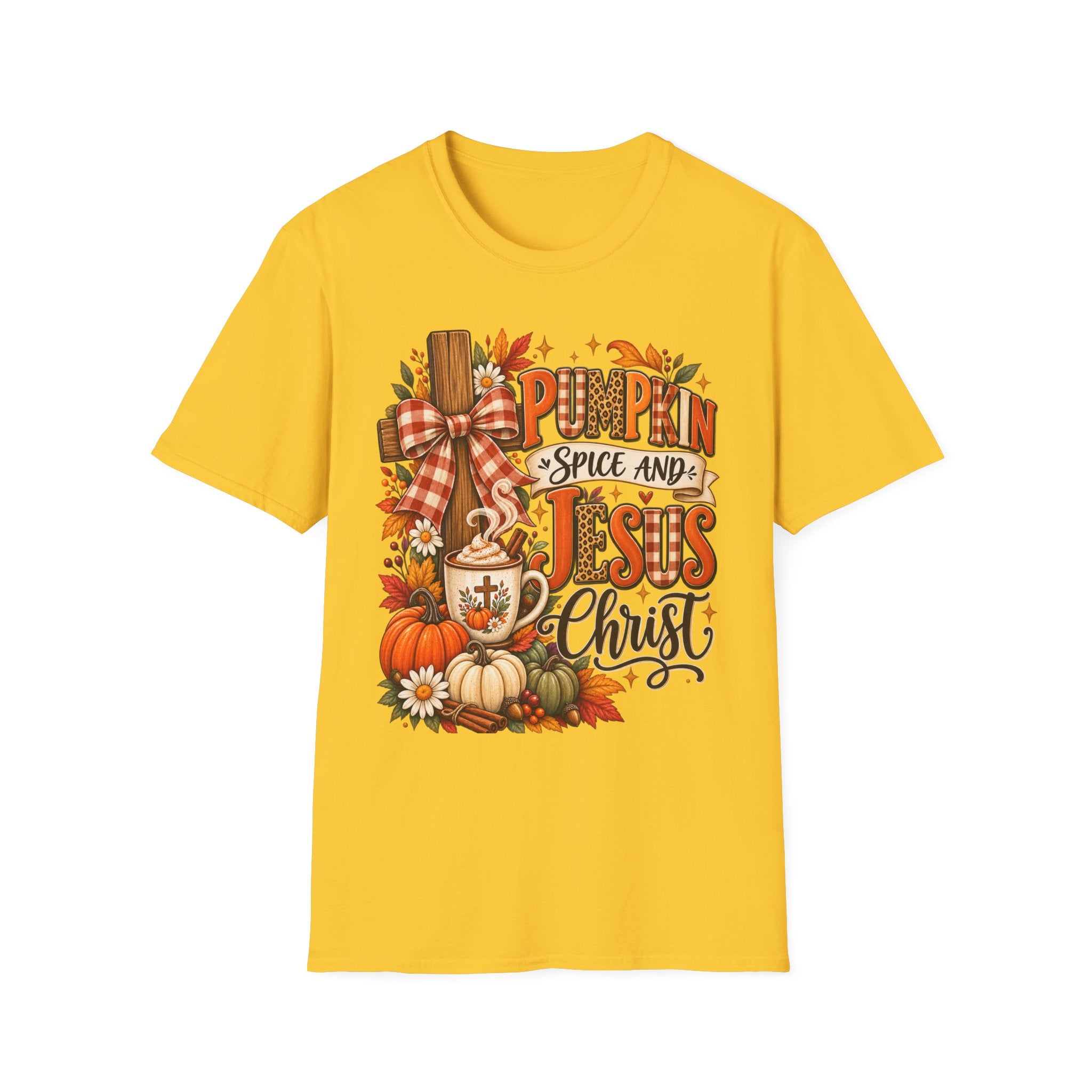 Pumpkin Spice and Jesus Fall T-Shirt