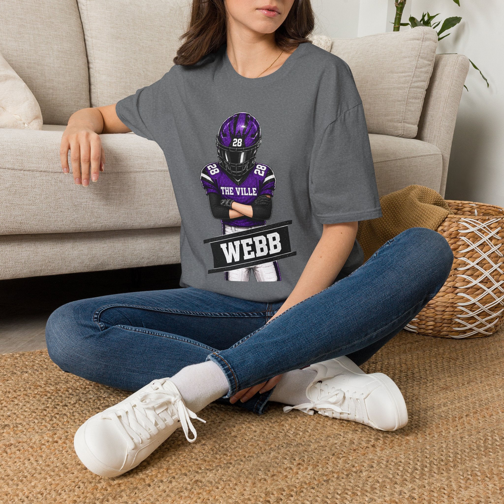 Football Player 'The Ville' Jersey Shirt — Webb #28 Fan Tee