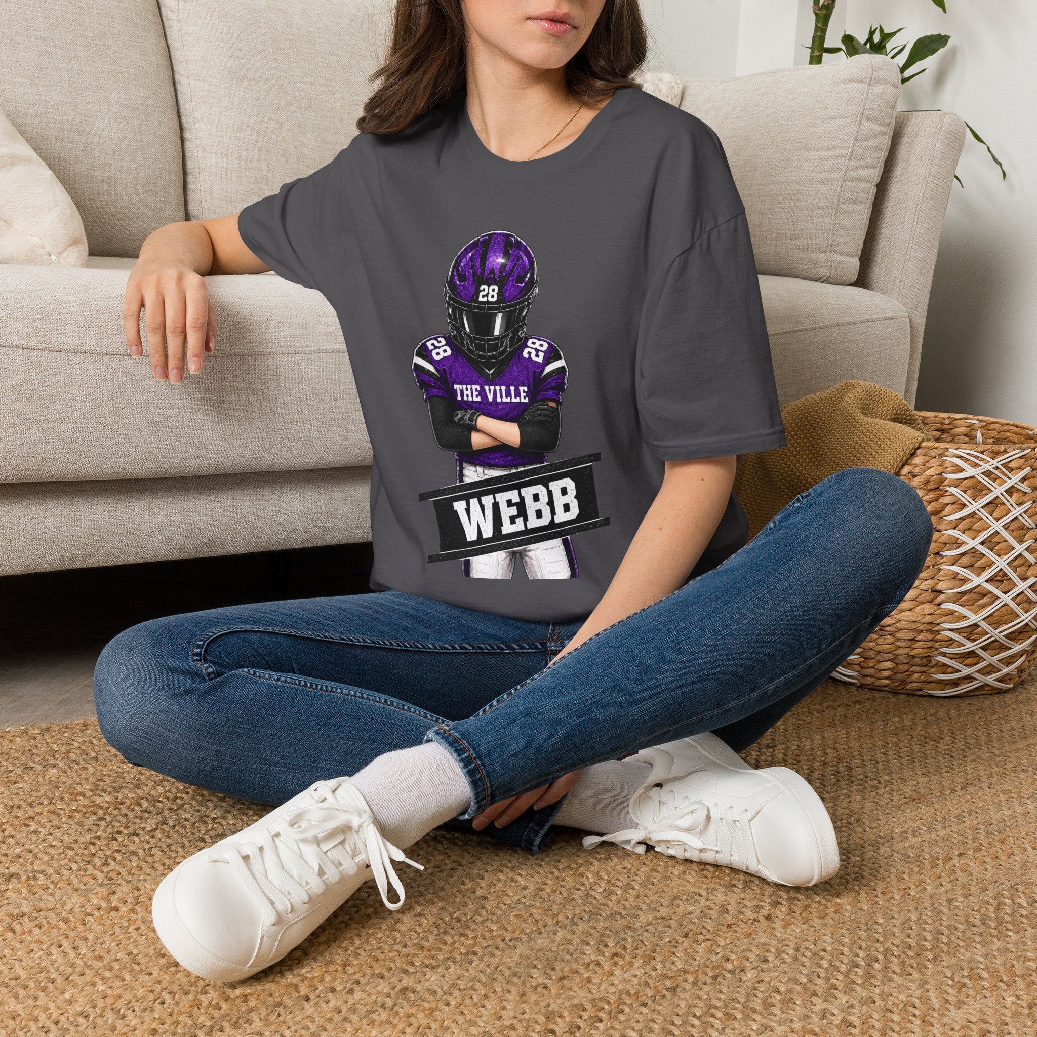 Football Player 'The Ville' Jersey Shirt — Webb #28 Fan Tee