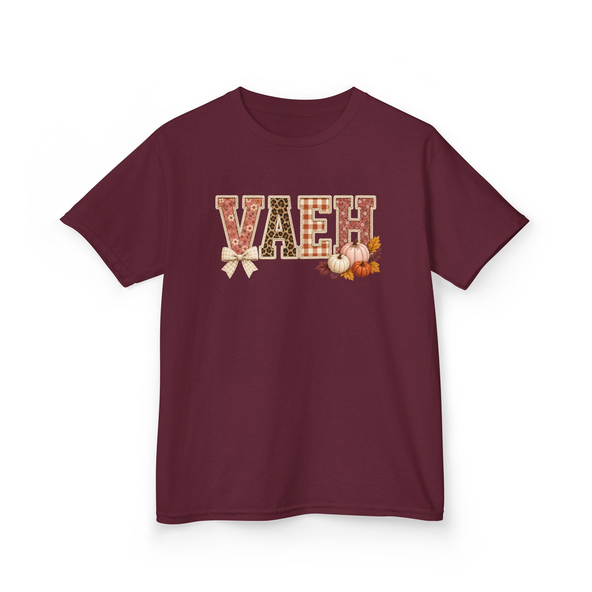 Kids Tee — 'VAEH' Autumn Floral Native-Inspired Design