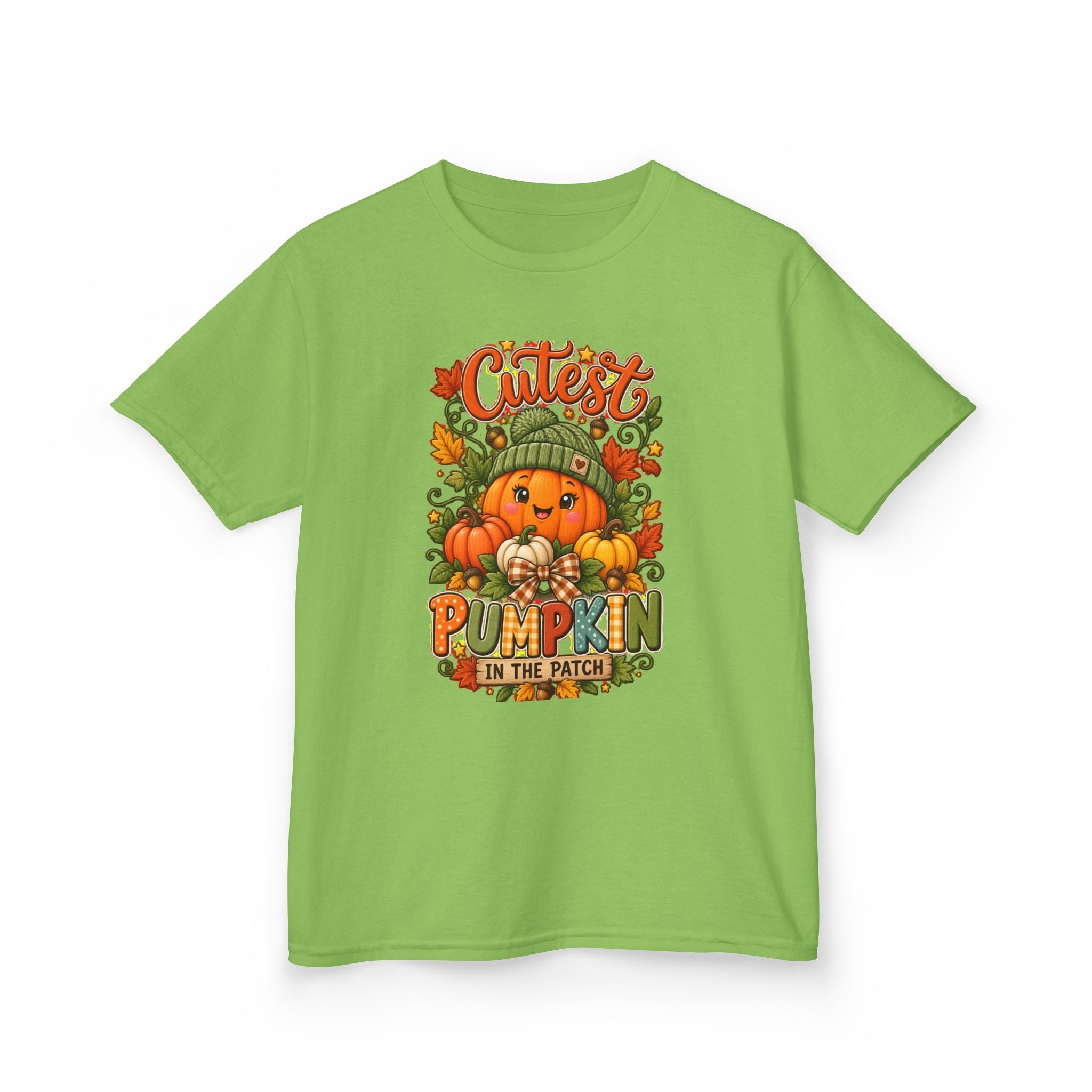 Kids "Cutest Pumpkin in the Patch" Tee — Fall Halloween Shirt for Toddlers