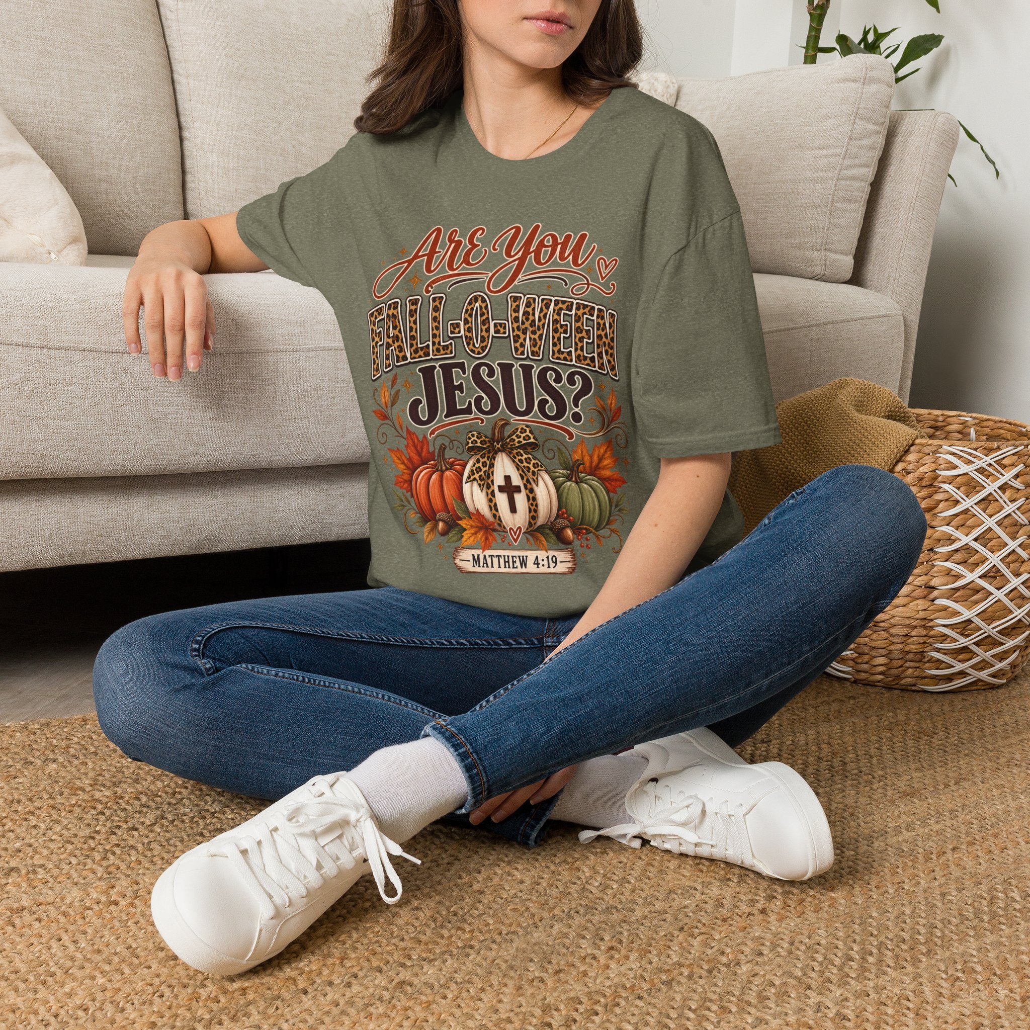 Are You Fall-O-Ween Jesus? T-Shirt — Christian Halloween Fall Graphic Tee