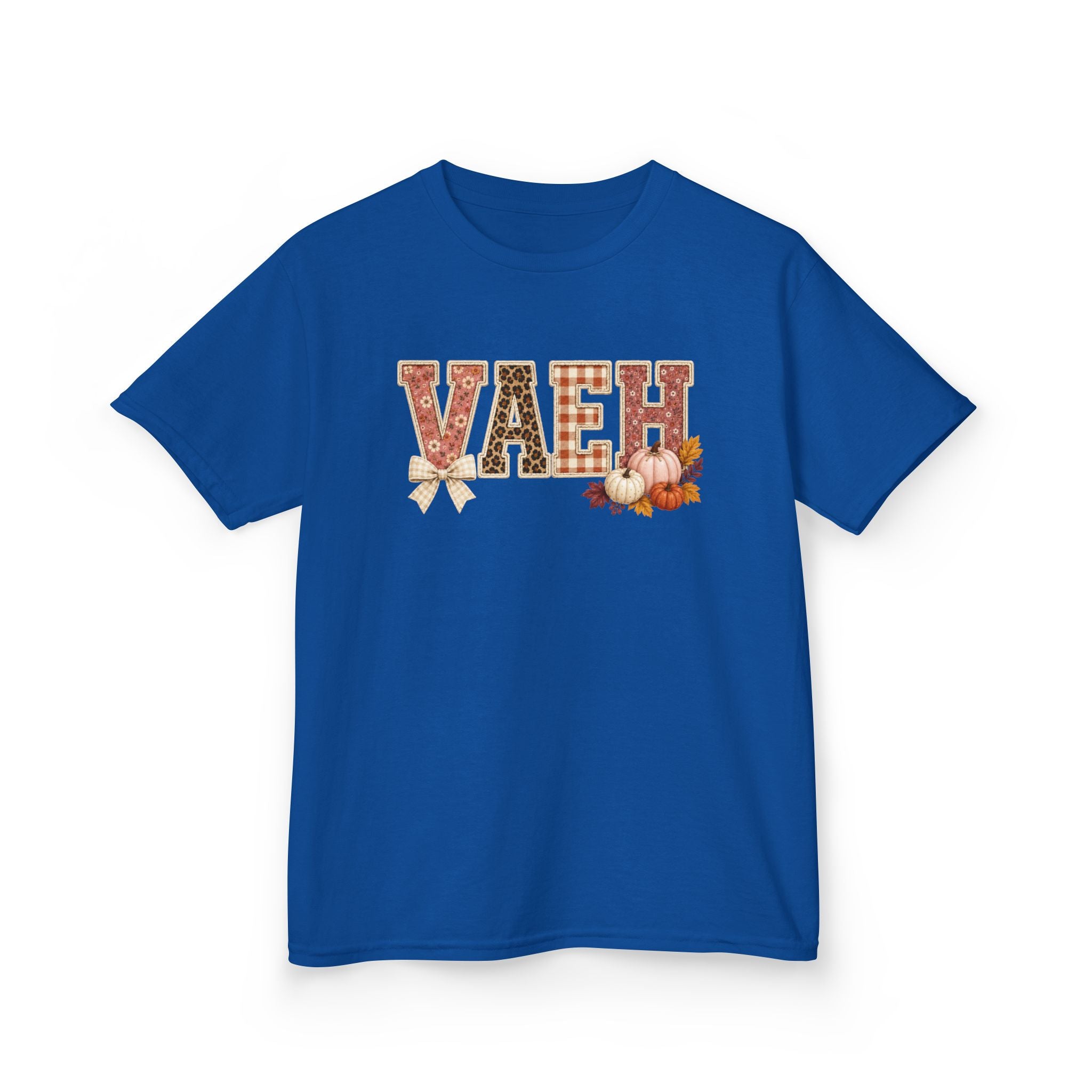 Kids Tee — 'VAEH' Autumn Floral Native-Inspired Design