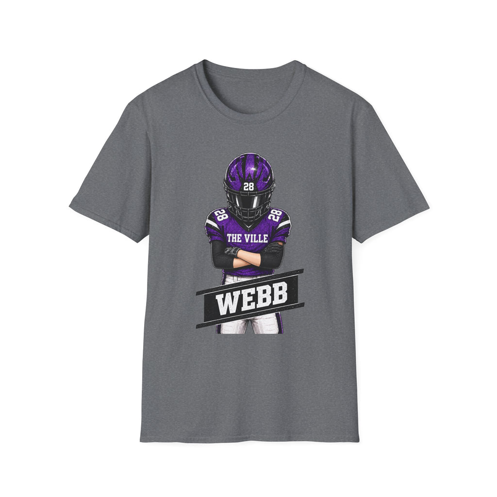 Football Player 'The Ville' Jersey Shirt — Webb #28 Fan Tee