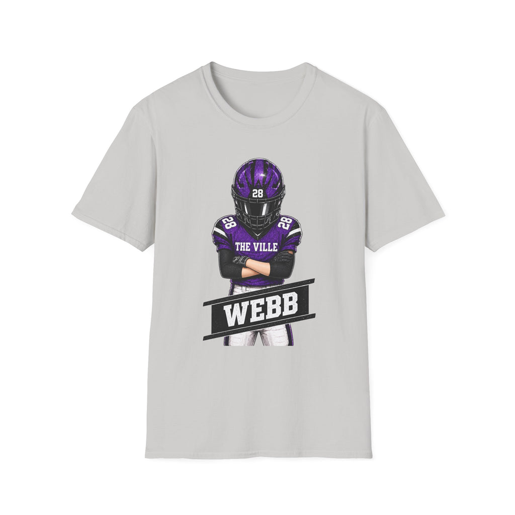 Football Player 'The Ville' Jersey Shirt — Webb #28 Fan Tee