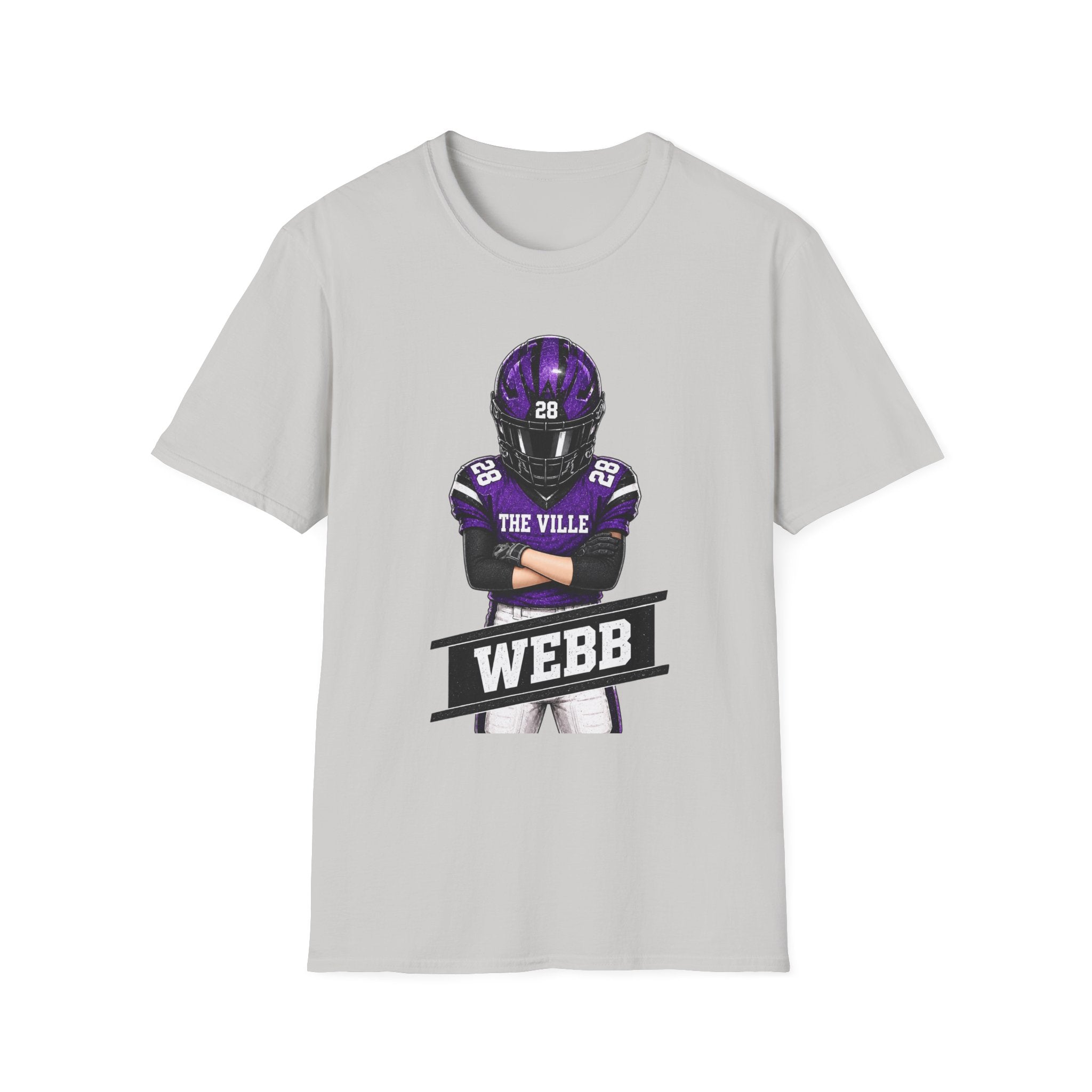 Football Player 'The Ville' Jersey Shirt — Webb #28 Fan Tee