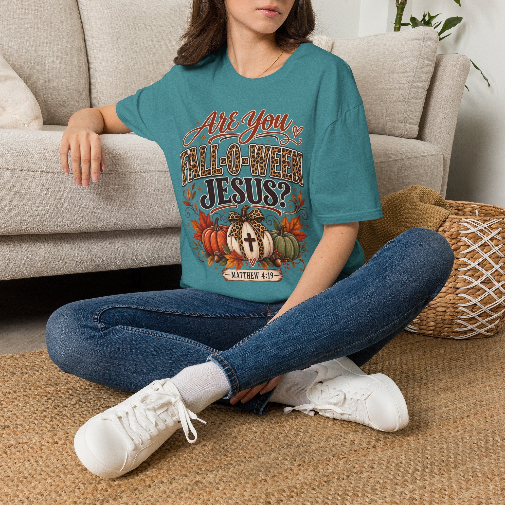 Are You Fall-O-Ween Jesus? T-Shirt — Christian Halloween Fall Graphic Tee