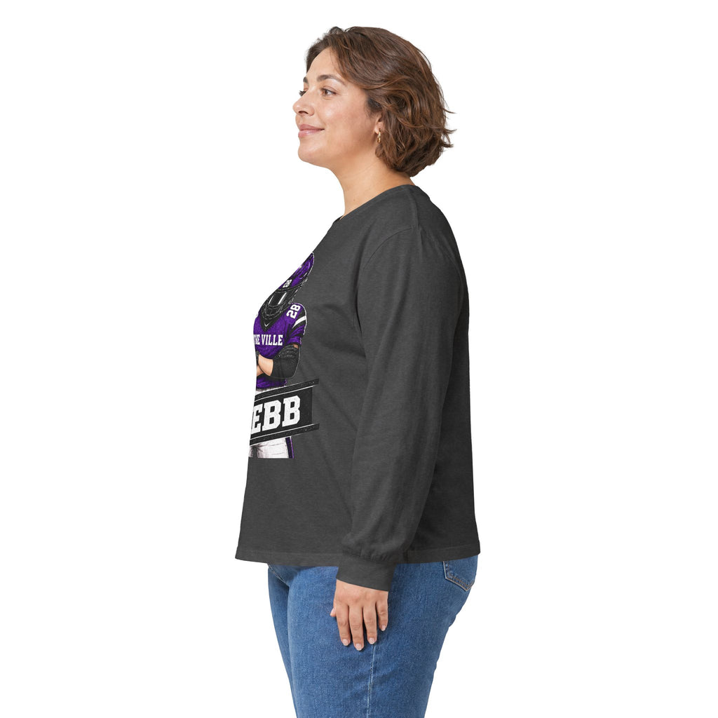 Webb Football Player Long Sleeve Tee — The Ville Team Fan Shirt