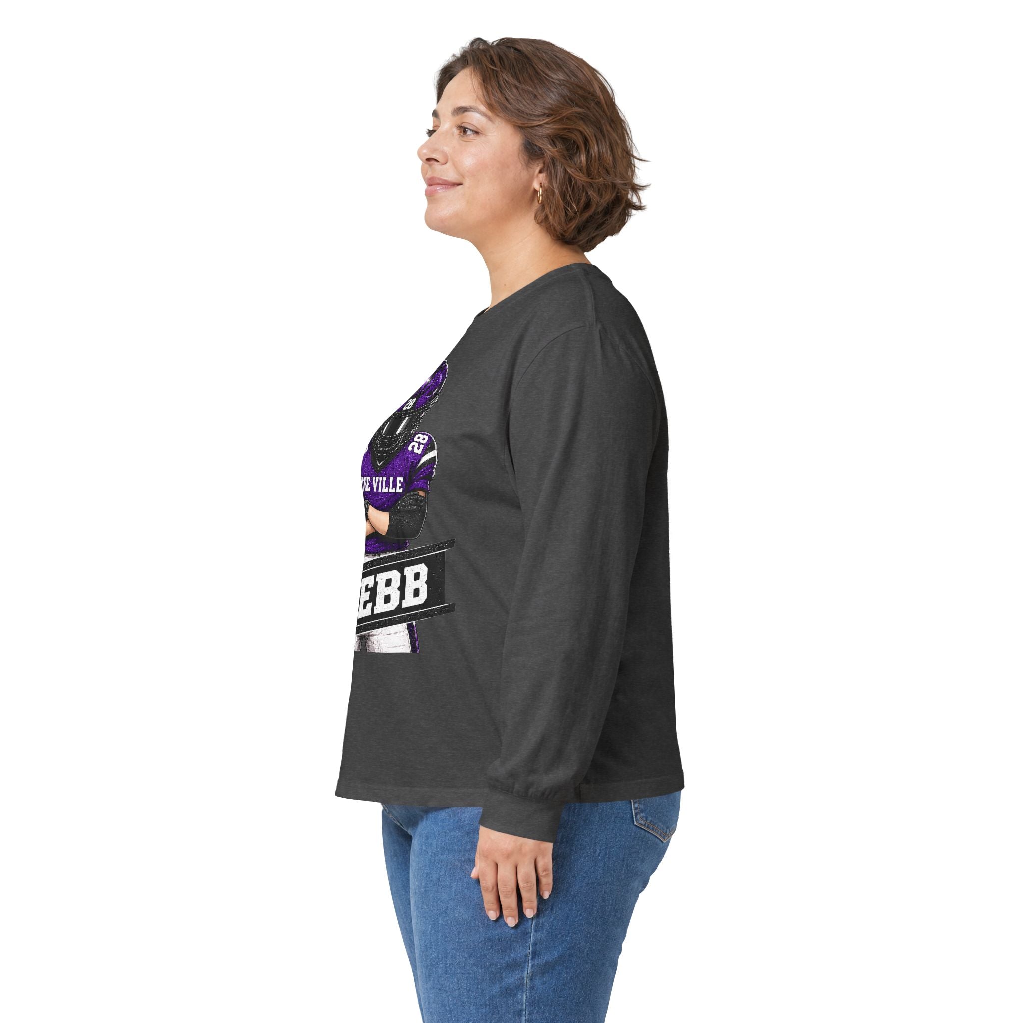 Webb Football Player Long Sleeve Tee — The Ville Team Fan Shirt