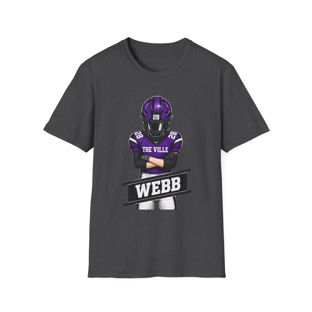Football Player 'The Ville' Jersey Shirt — Webb #28 Fan Tee