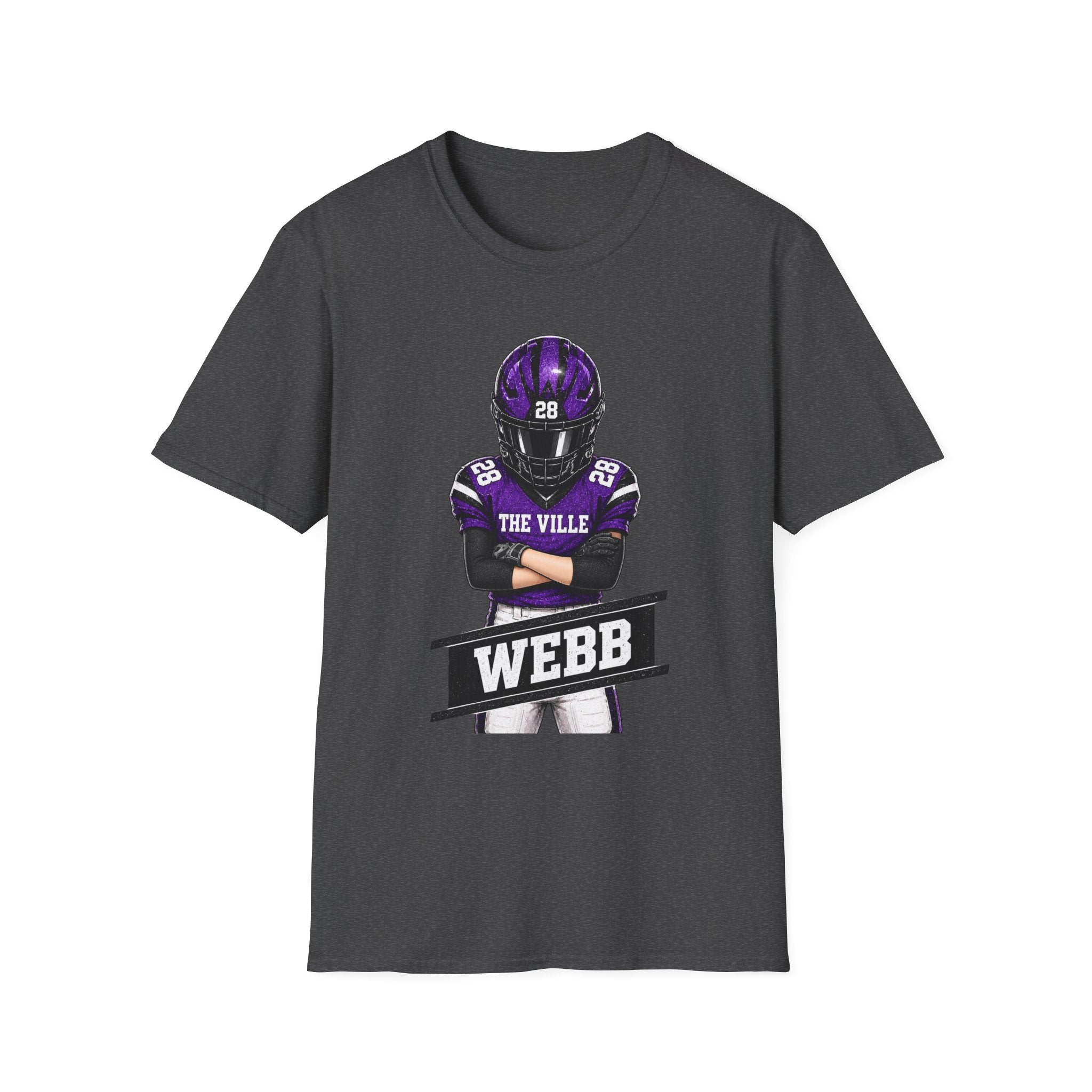 Football Player 'The Ville' Jersey Shirt — Webb #28 Fan Tee