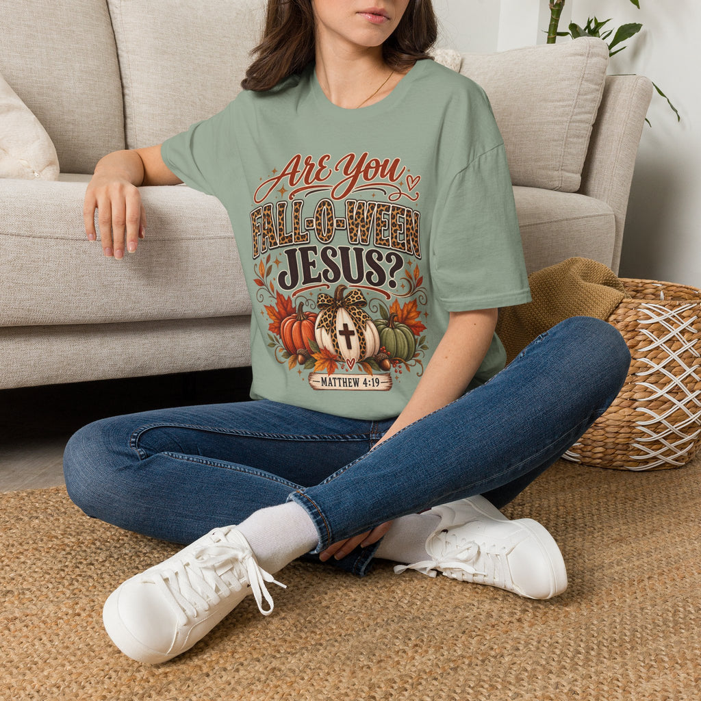 Are You Fall-O-Ween Jesus? T-Shirt — Christian Halloween Fall Graphic Tee