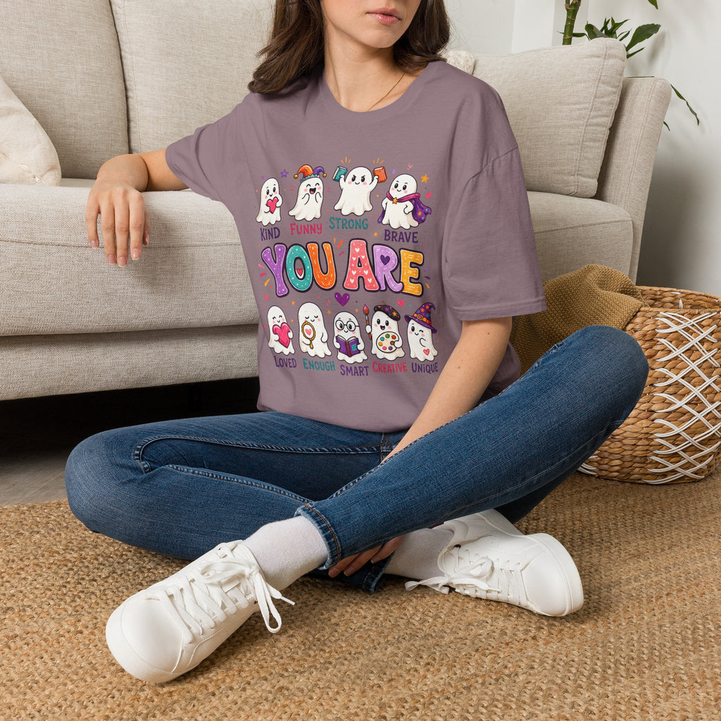 You Are Cute Ghosts T-Shirt — Kind Funny Strong Brave Inspirational Tee