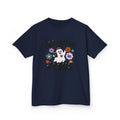 Kids Tee — "Boo-lieve in Jesus" Cute Halloween Ghost Christian Shirt