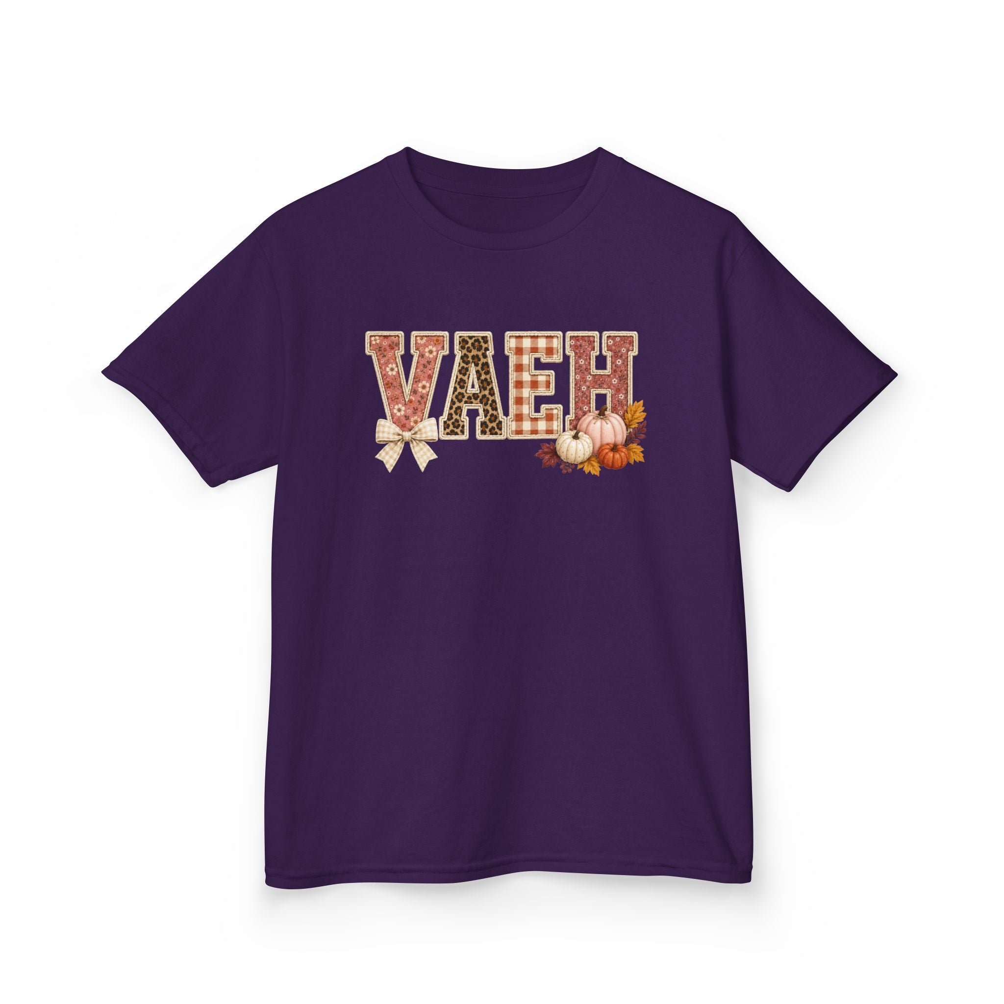 Kids Tee — 'VAEH' Autumn Floral Native-Inspired Design