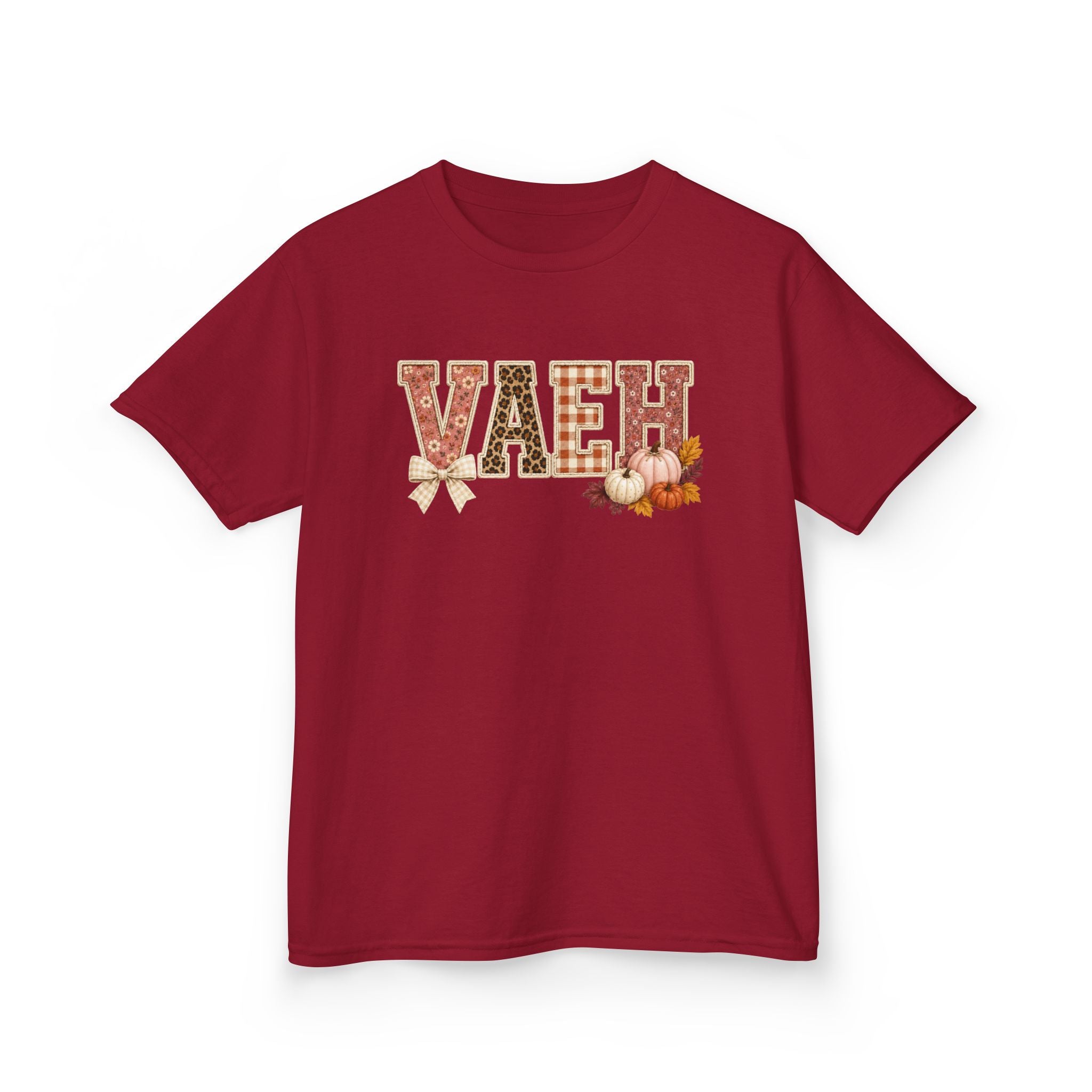 Kids Tee — 'VAEH' Autumn Floral Native-Inspired Design