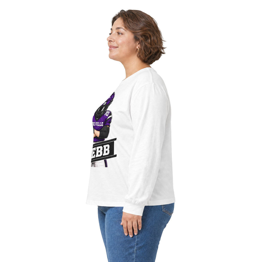 Webb Football Player Long Sleeve Tee — The Ville Team Fan Shirt
