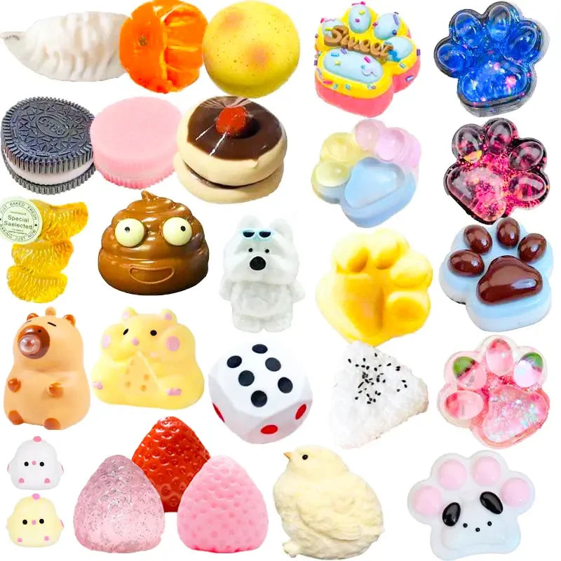 Animal Squishies Squeeze Toy Set