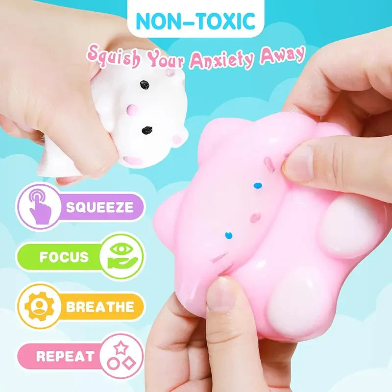 Animal Squishies Squeeze Toy Set