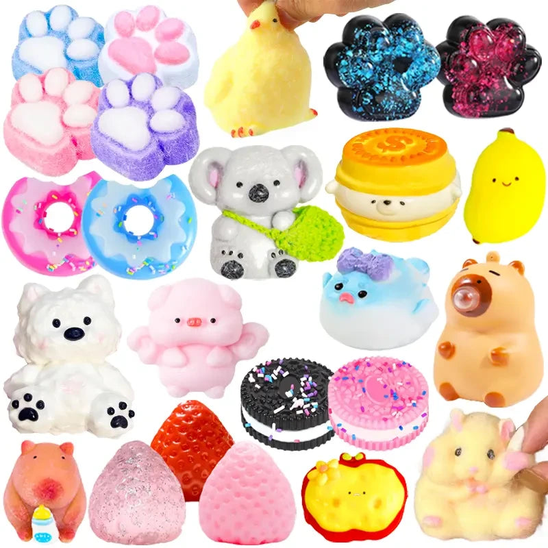 Animal Squishies Squeeze Toy Set