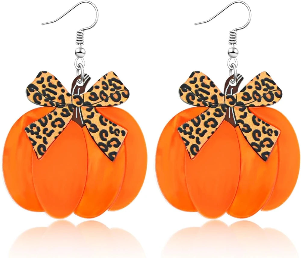 Fall Crystal Maple Leaf Earrings