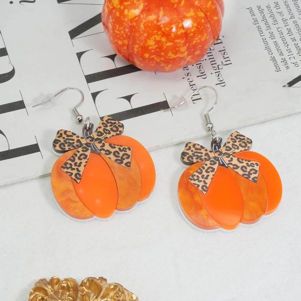 Fall Crystal Maple Leaf Earrings