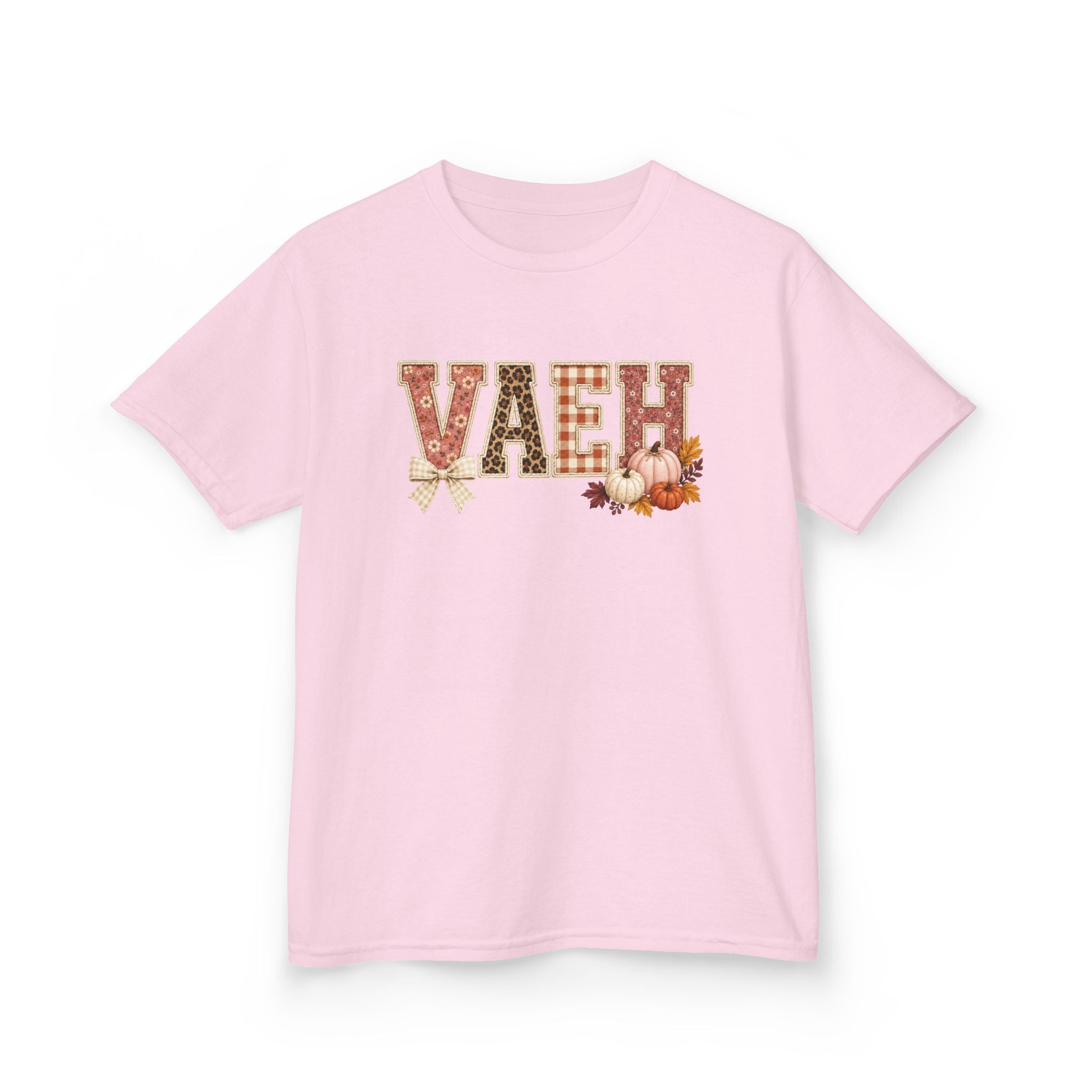 Kids Tee — 'VAEH' Autumn Floral Native-Inspired Design