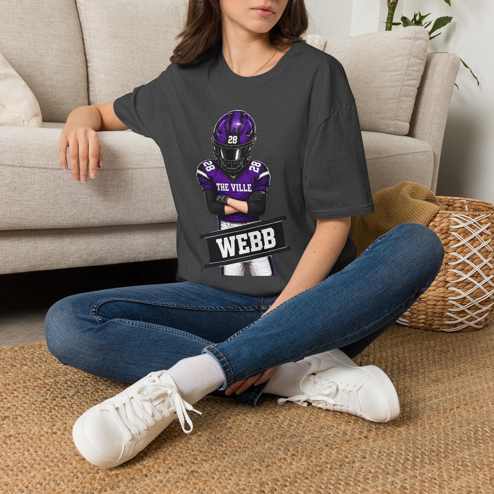 Football Player 'The Ville' Jersey Shirt — Webb #28 Fan Tee