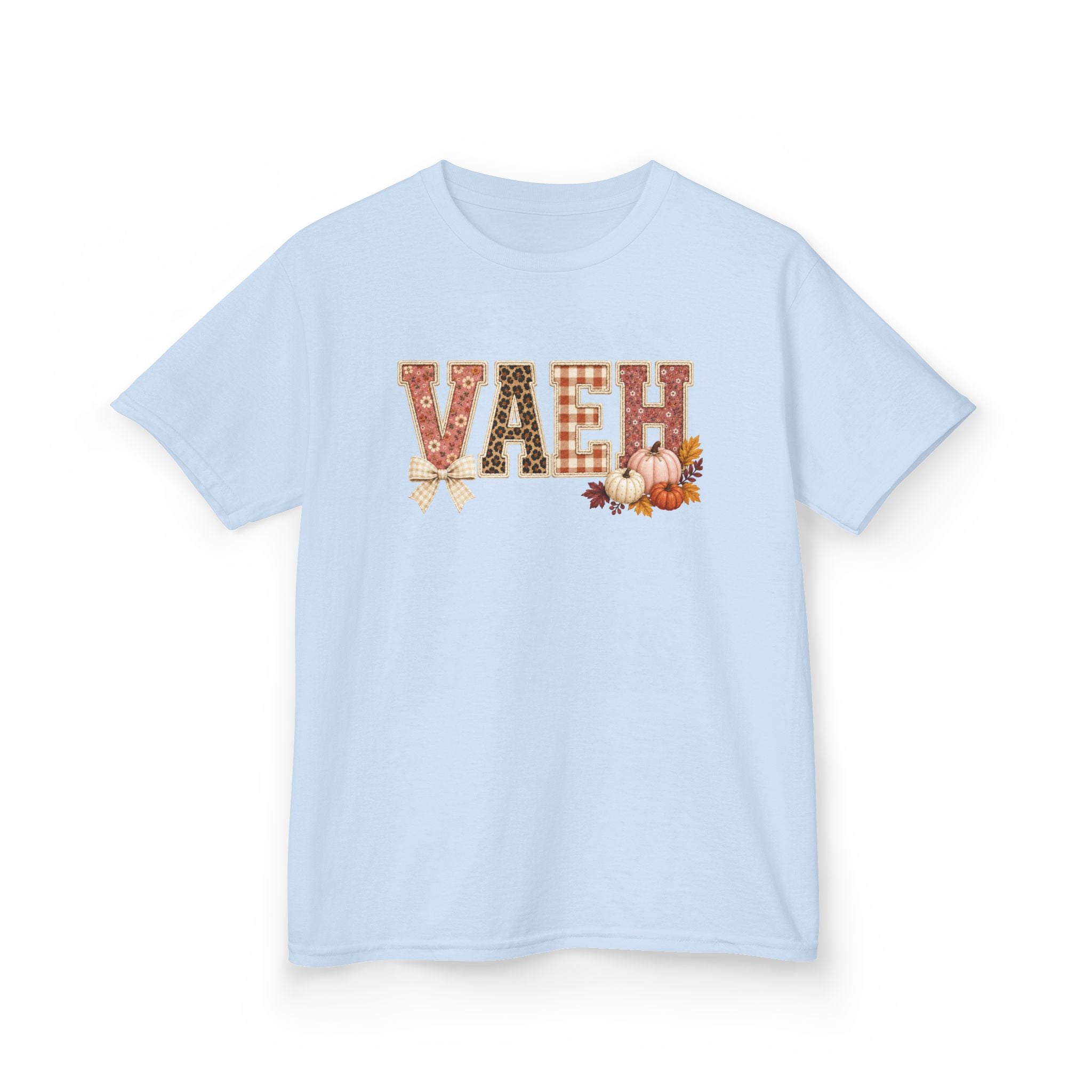Kids Tee — 'VAEH' Autumn Floral Native-Inspired Design