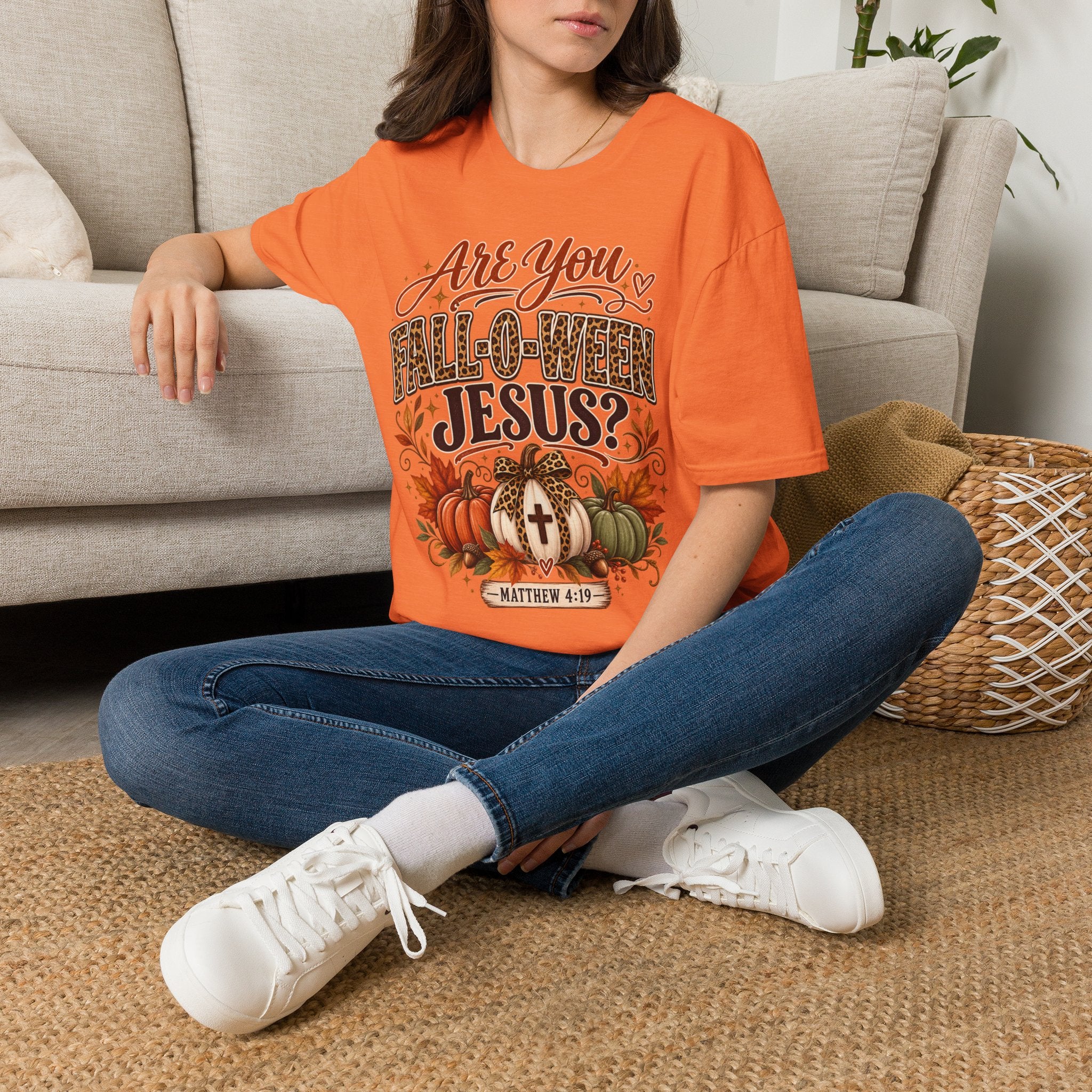Are You Fall-O-Ween Jesus? T-Shirt — Christian Halloween Fall Graphic Tee