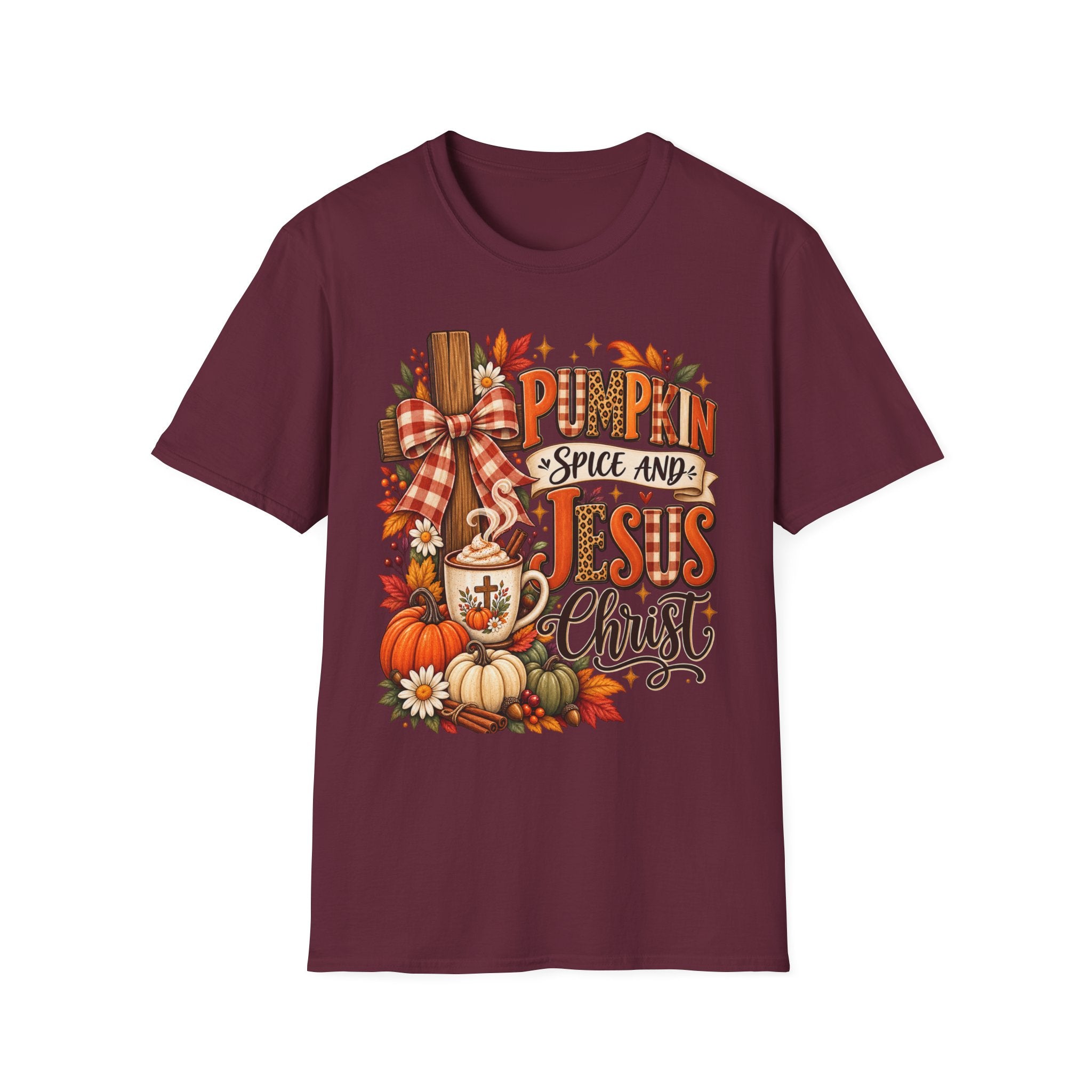 Pumpkin Spice and Jesus Fall T-Shirt
