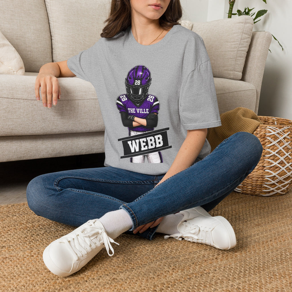 Football Player 'The Ville' Jersey Shirt — Webb #28 Fan Tee