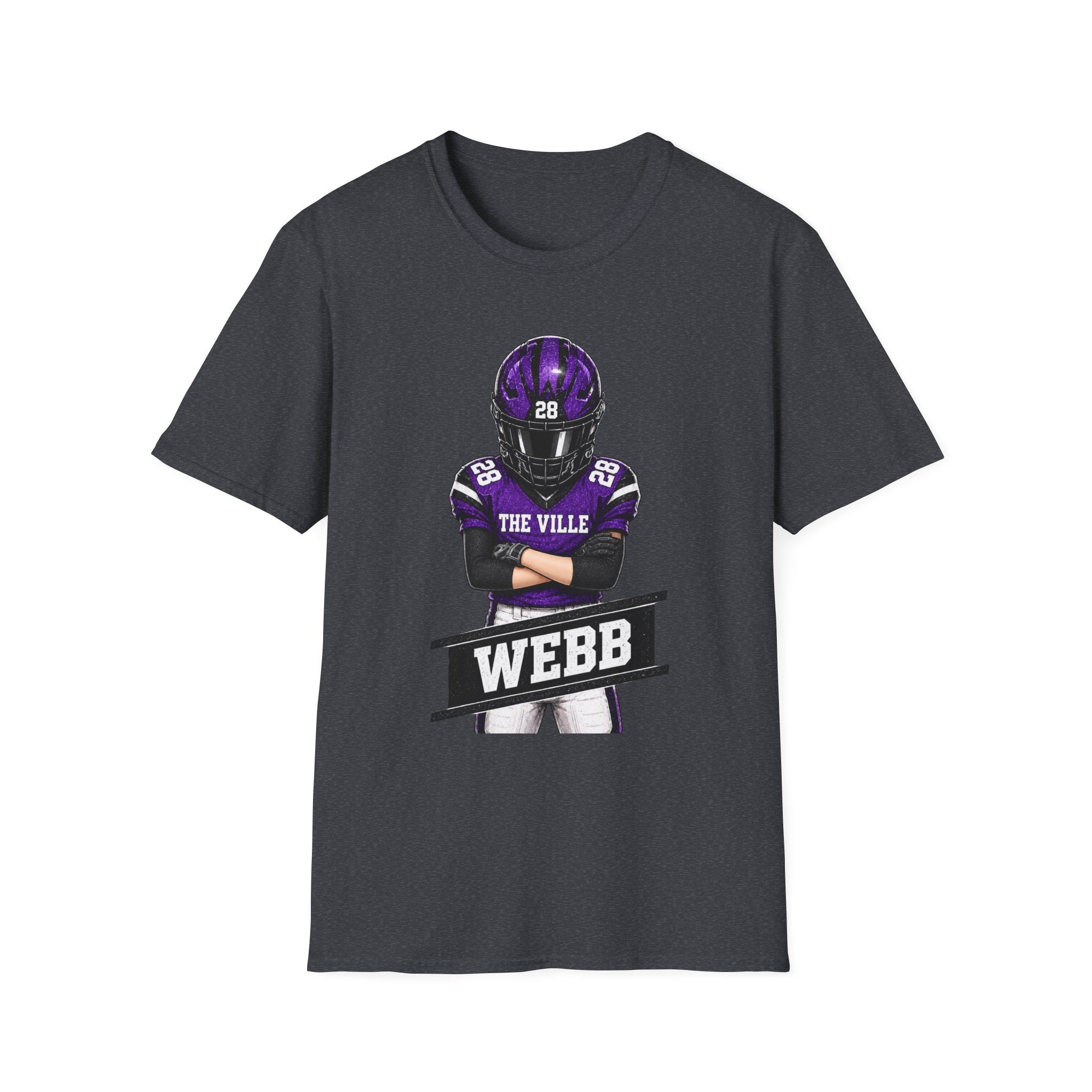 Football Player 'The Ville' Jersey Shirt — Webb #28 Fan Tee