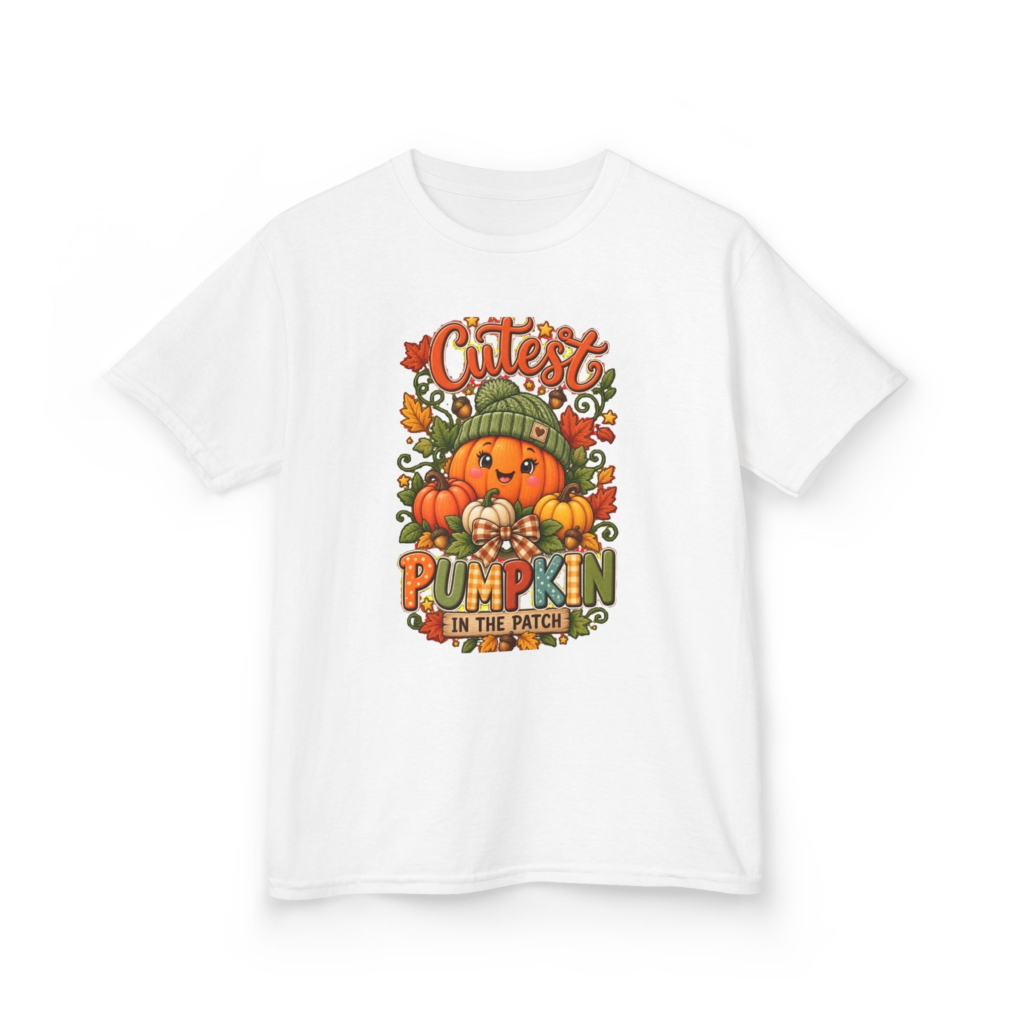 Kids "Cutest Pumpkin in the Patch" Tee — Fall Halloween Shirt for Toddlers