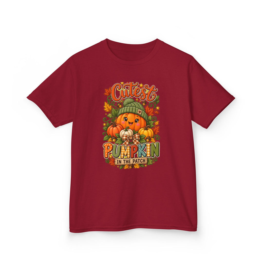 Kids "Cutest Pumpkin in the Patch" Tee — Fall Halloween Shirt for Toddlers