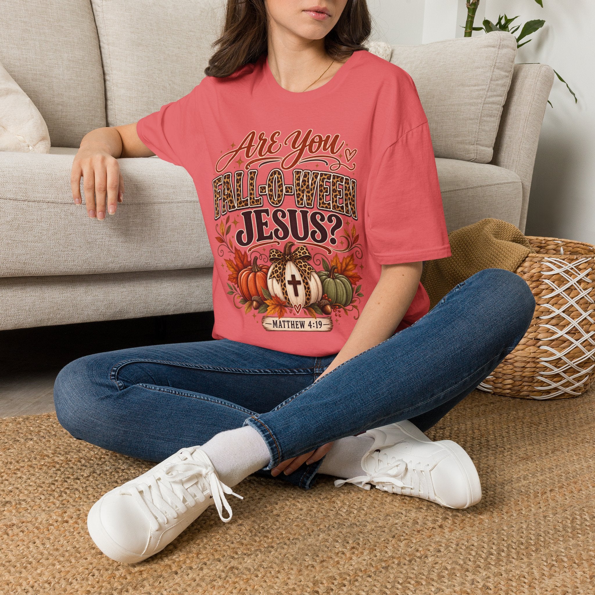 Are You Fall-O-Ween Jesus? T-Shirt — Christian Halloween Fall Graphic Tee