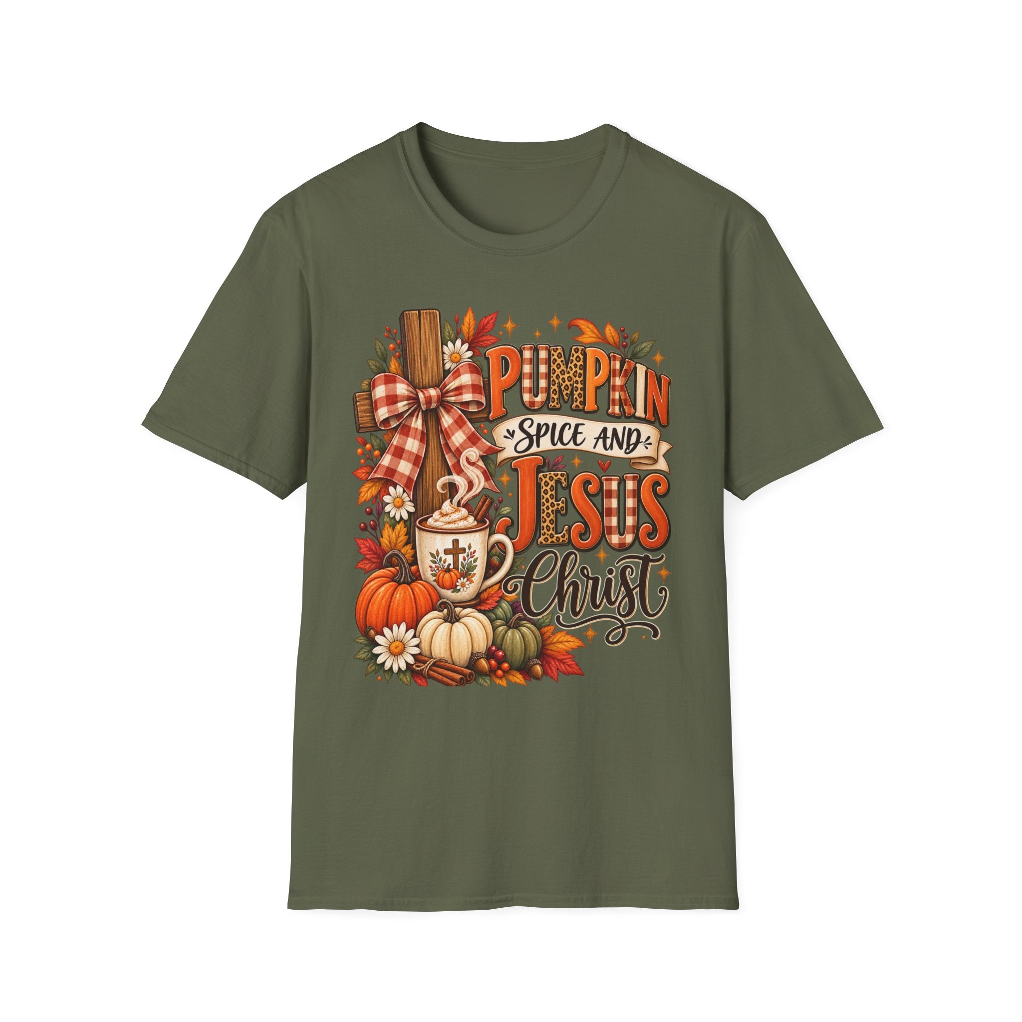 Pumpkin Spice and Jesus Fall T-Shirt