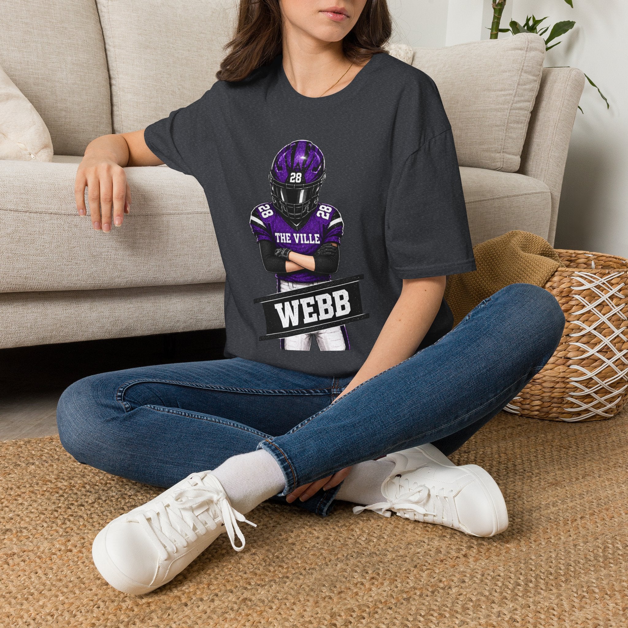 Football Player 'The Ville' Jersey Shirt — Webb #28 Fan Tee